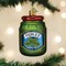Old World Christmas 3.5 Inch Jar Of Pickles Christmas Tree Ornament , Whole Dill